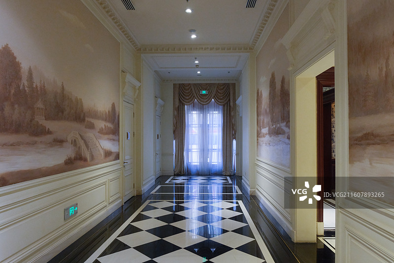 天津丽思卡尔顿酒店内景图片素材