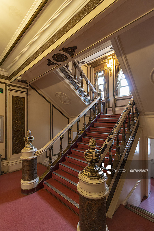 长春市伪满皇宫博物院室内景色图片素材