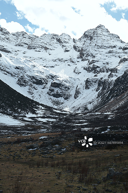 四川阿坝银厂沟图片素材