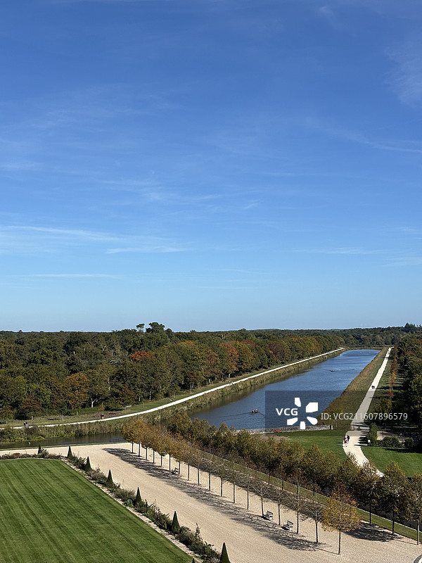 法国 香波堡 城堡 古堡图片素材