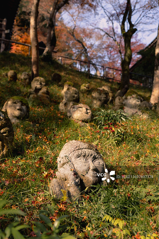 日本京都爱宕念佛寺图片素材