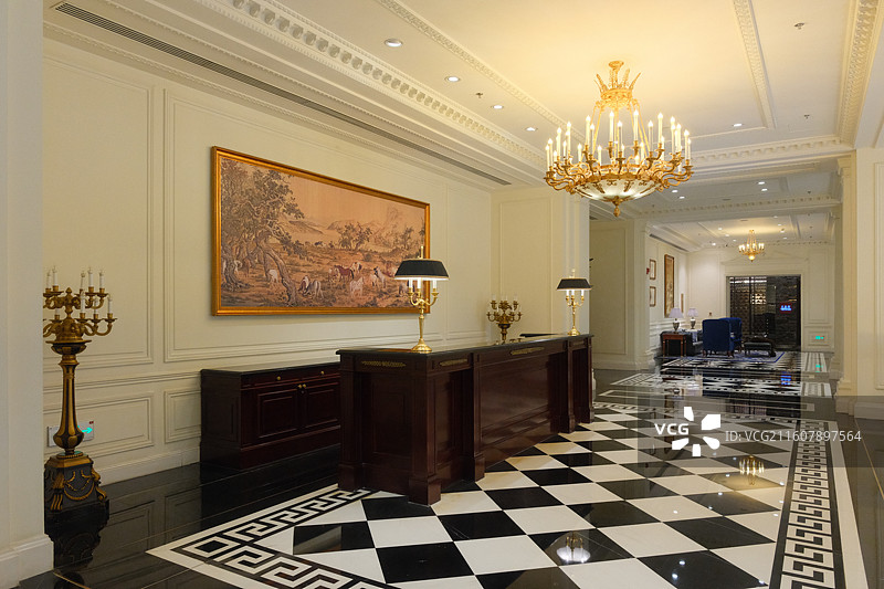 天津丽思卡尔顿酒店内景图片素材