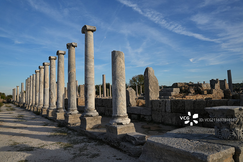 安塔利亚佩尔格古城遗址图片素材