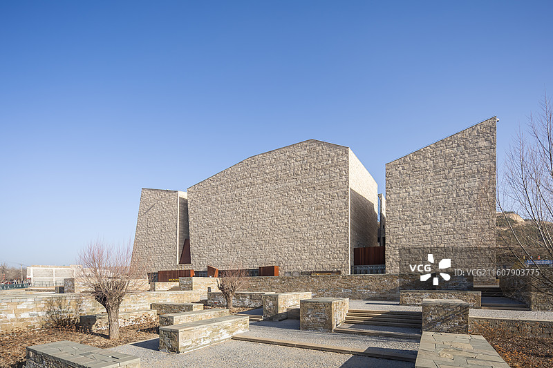 陕西省榆林市神木石峁博物馆图片素材