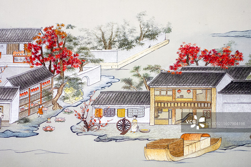 河北省沧州市“大运河非遗展示馆”展品图片素材