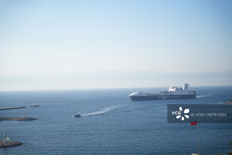 土耳其伊兹密尔切什梅小镇海景图片素材