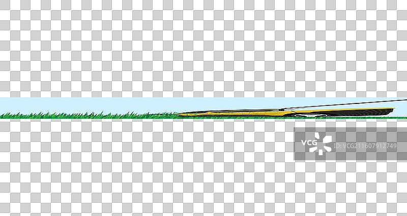 割草机正在修剪草坪，电动工作工具图片素材