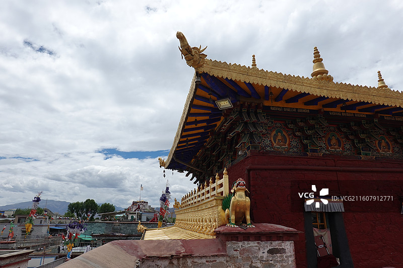 西藏拉萨市拉萨小昭寺图片素材