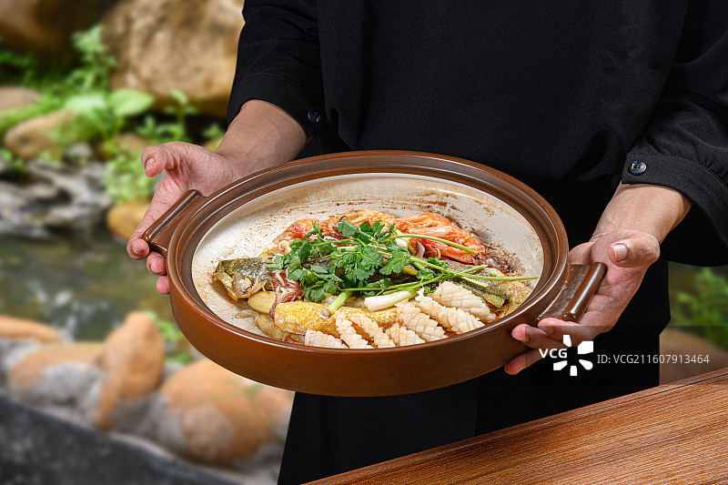 粤菜 小炒 海鲜 白切鸡 皮皮虾 羊排 清蒸 石斑鱼 东风螺 盐焗 海鲜煲 鸭汤 炒螃蟹 烧鸡 南瓜图片素材