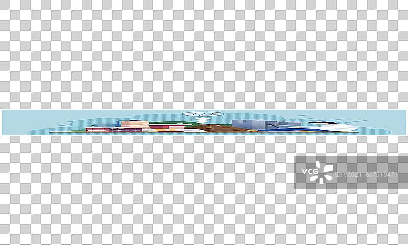 自然污染，生活在不健康的环境中图片素材