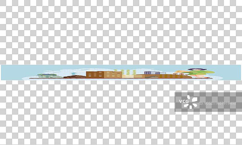 自然污染，生态平衡被打破图片素材