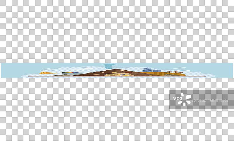 自然污染：地球面临污染图片素材