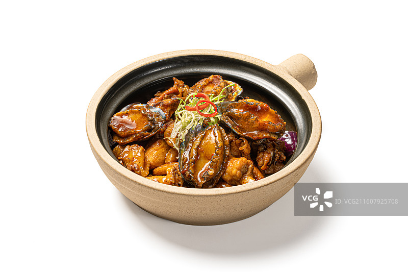 啫煲 白底 豆角 花菜 苦瓜 鱿鱼 大肠 豆腐 茄子 牛肉 东风螺 鲍鱼 黄鳝图片素材