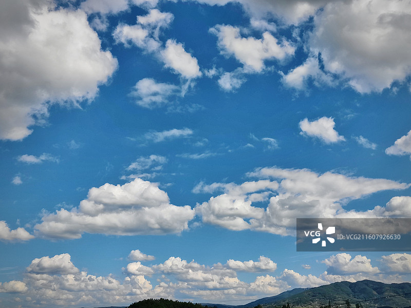 大美贵州，多彩威宁县牛棚镇营山村自然风光图片素材