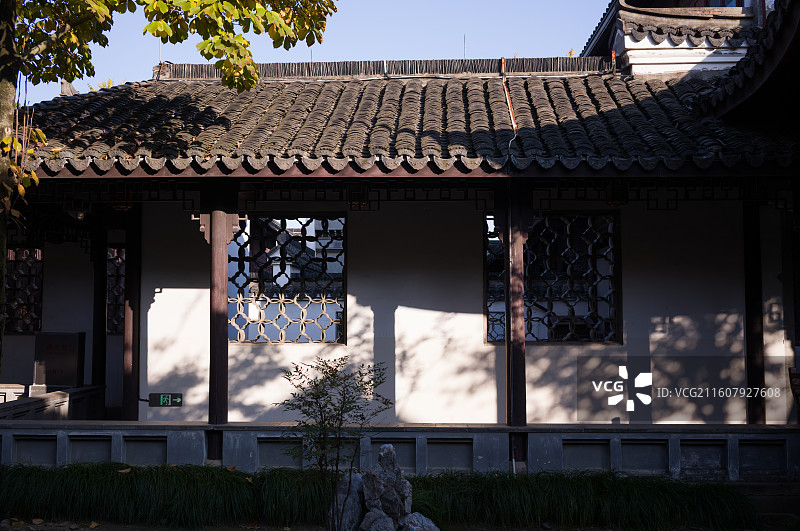 浙江嘉兴海宁盐官潮乐之城—陈阁老宅图片素材