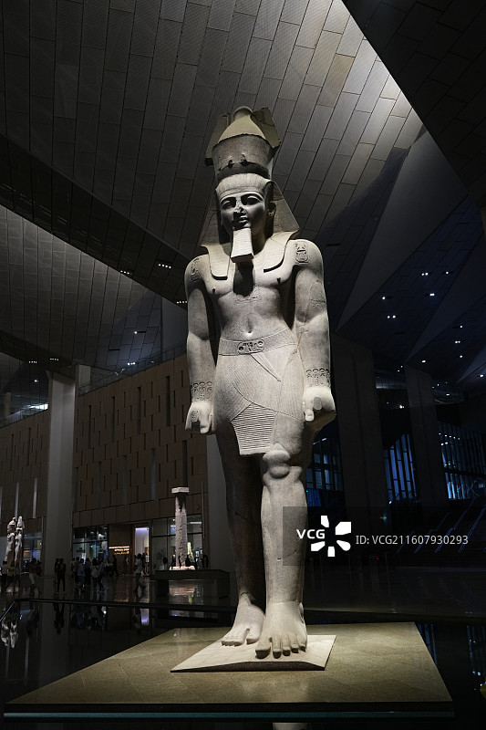 大埃及博物馆图坦卡蒙文物图片素材