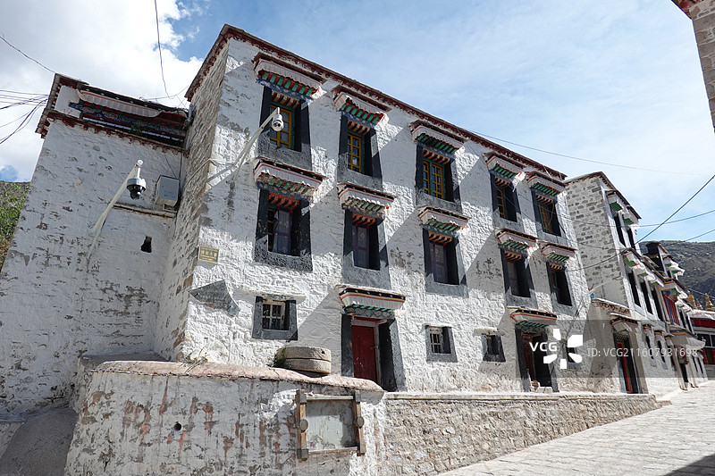 西藏拉萨市拉萨三大寺哲蚌寺：甘丹颇章图片素材