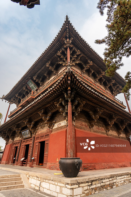 天津独乐寺观音阁图片素材