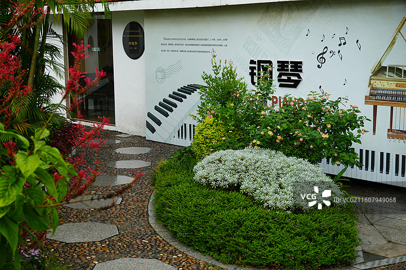 鼓浪屿的钢琴博物馆图片素材