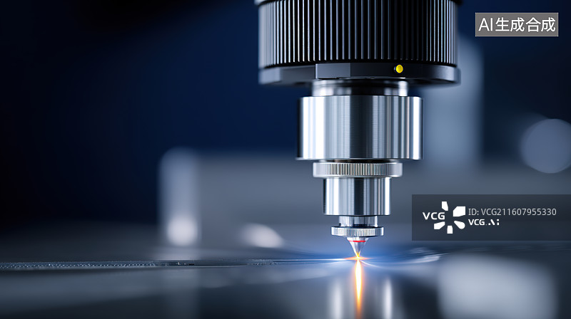 【AI数字艺术】黑色背景下的钻头雕刻制造场景——工业现代化先进生产力概念图片素材