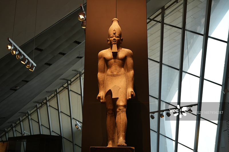 大埃及博物馆图坦卡蒙文物图片素材