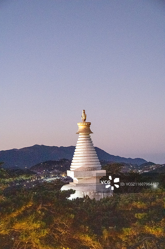 江西庐山小天池日出 庐山日出 庐山秋景图片素材