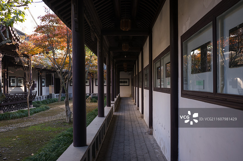 浙江嘉兴海宁盐官潮乐之城—陈阁老宅图片素材