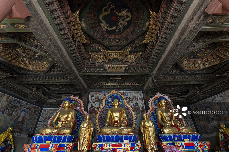 净土寺大雄宝殿图片素材