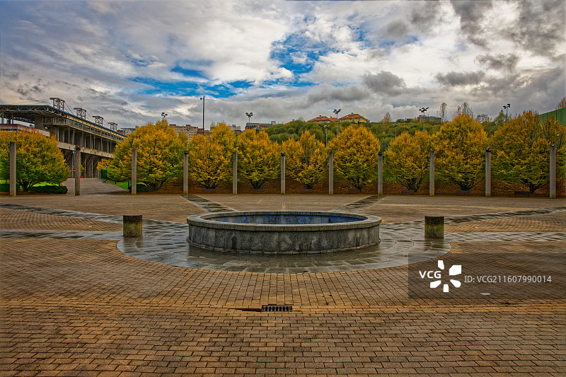 西班牙奥维多公园图片素材