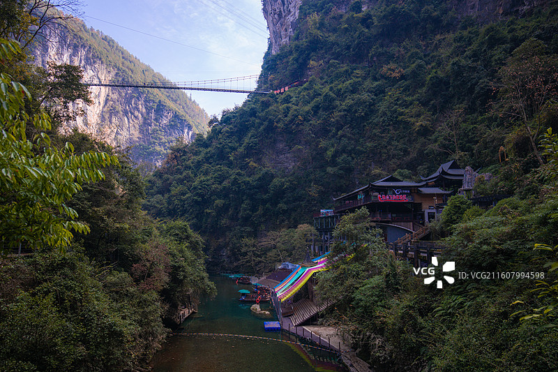 湖北恩施建始地心谷图片素材