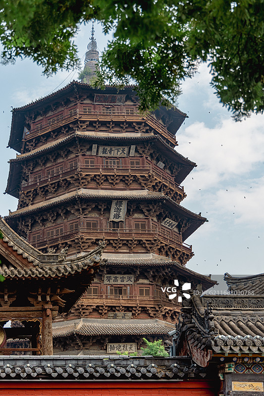 应县木塔图片素材