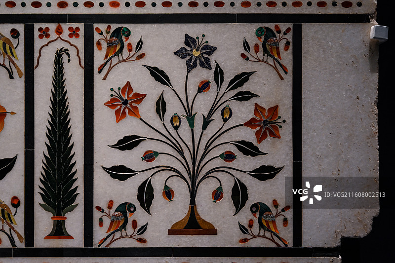 中国香港故宫文化博物馆展出的莫卧儿文物图片素材