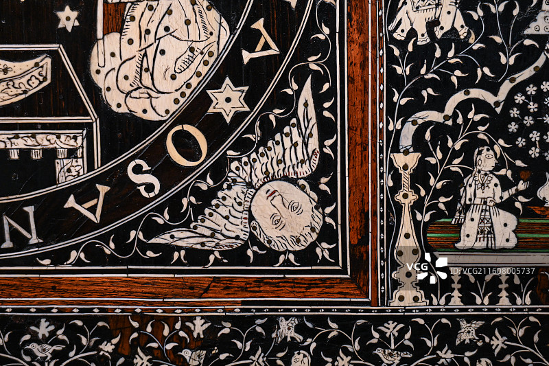 中国香港故宫文化博物馆展出的莫卧儿文物图片素材