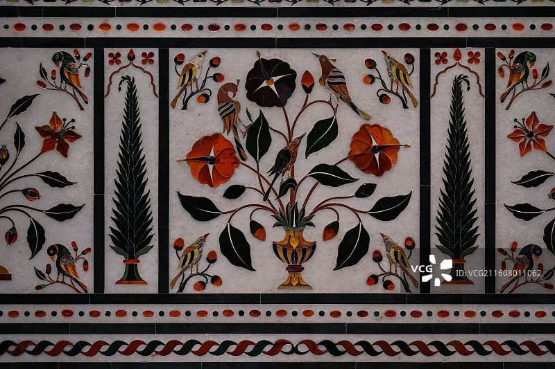 中国香港故宫文化博物馆展出的莫卧儿文物图片素材