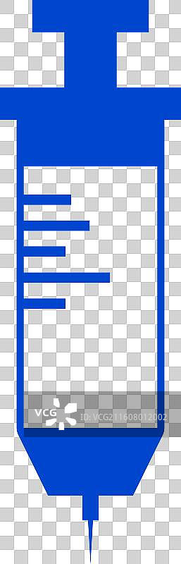 医疗注射器注射标志设计概念图片素材