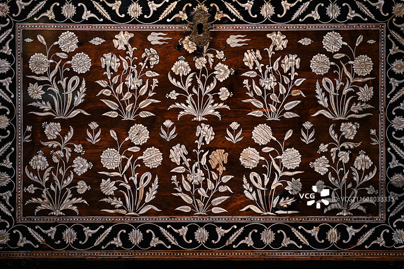 中国香港故宫文化博物馆展出的莫卧儿文物图片素材