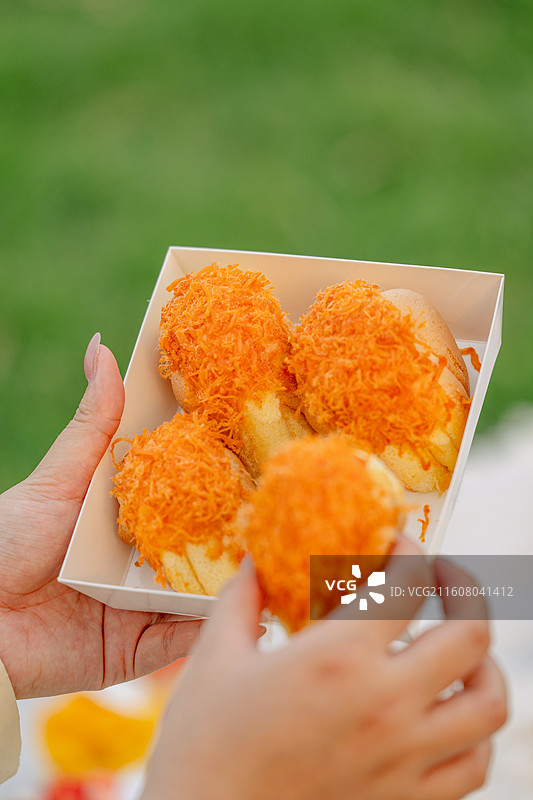春日秋日野餐蛋糕烘焙水果蛋糕面包甜食氛围图片素材
