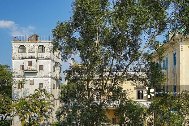 广东开平立园景区，建筑与园林景观图片素材