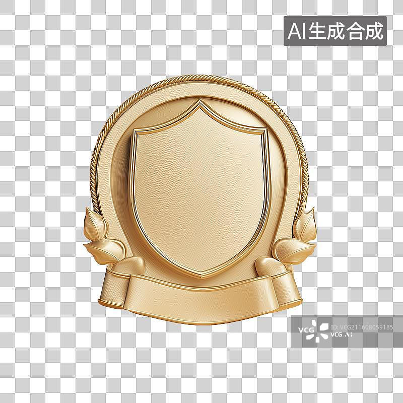 【AI数字艺术】勋章风格硬币图片素材
