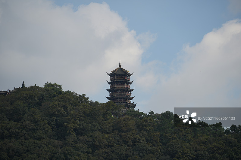 都江堰景区全景高清图世界文化遗产，鱼嘴、飞沙堰、宝瓶口三大无坝水利工程壮丽景观图片素材