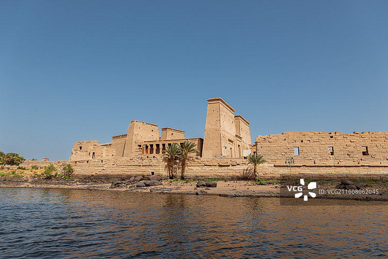 埃及阿斯旺菲莱神庙图片素材