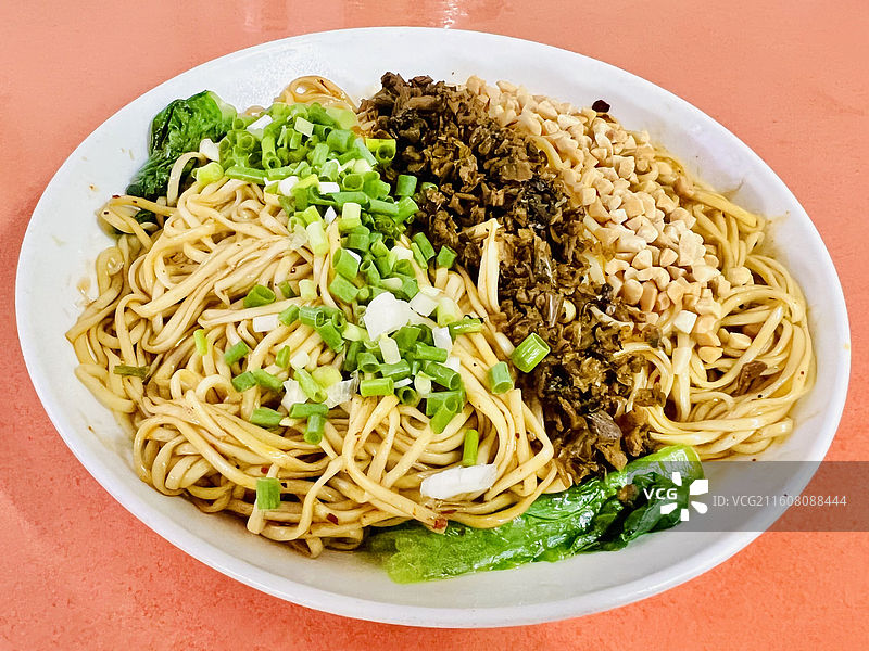 四川著名特色美食宜宾燃面图片素材