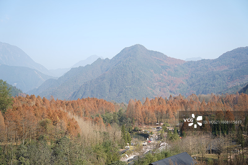 山林秋色自然风光图片素材