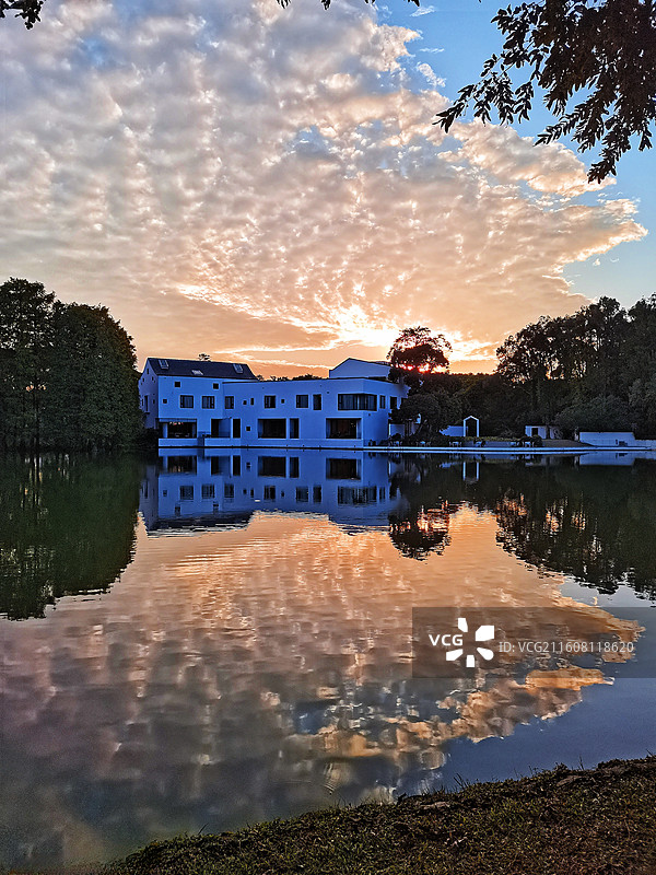 华南植物园晚霞图片素材