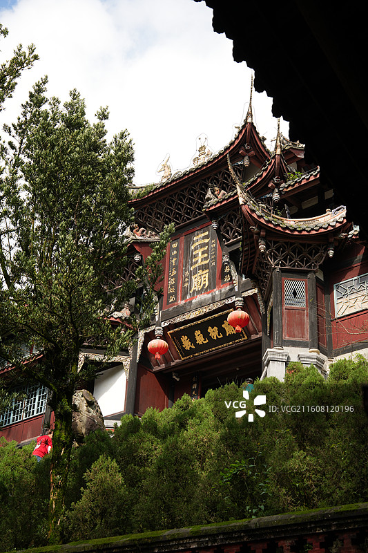 都江堰景区全景高清图世界文化遗产，鱼嘴、飞沙堰、宝瓶口三大无坝水利工程壮丽景观图片素材