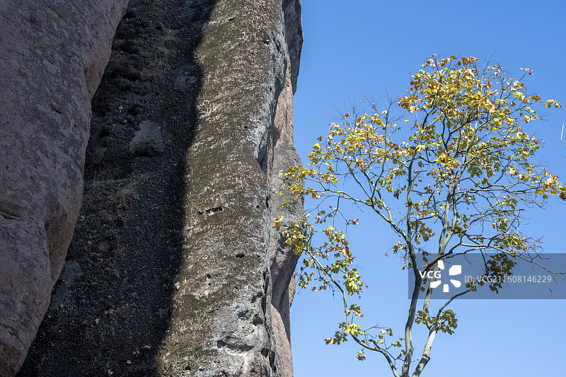 赣州宁都翠微峰风景区国家森林公园山峦山景自然风光图片素材