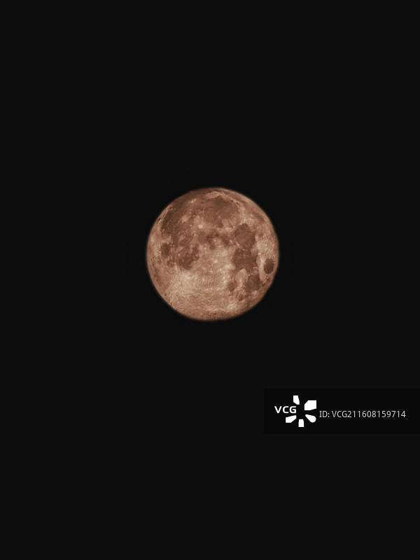 夕月——十五的月亮十六圆图片素材