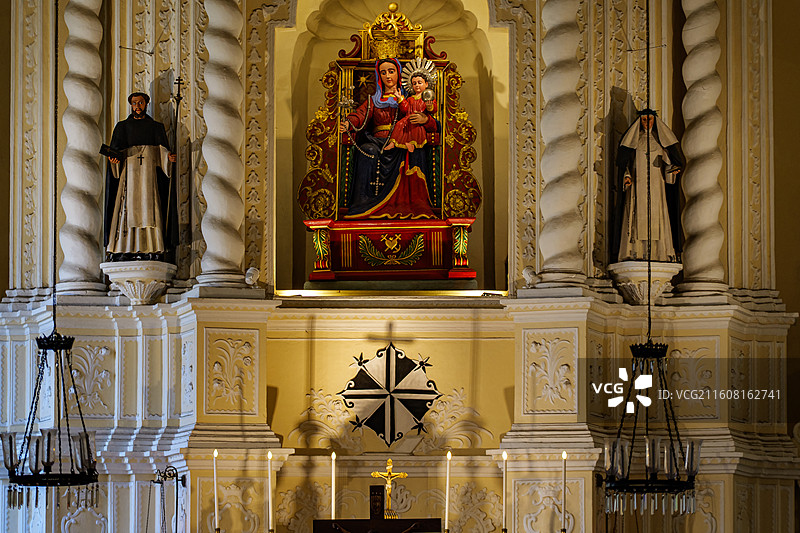 教堂内部图片素材