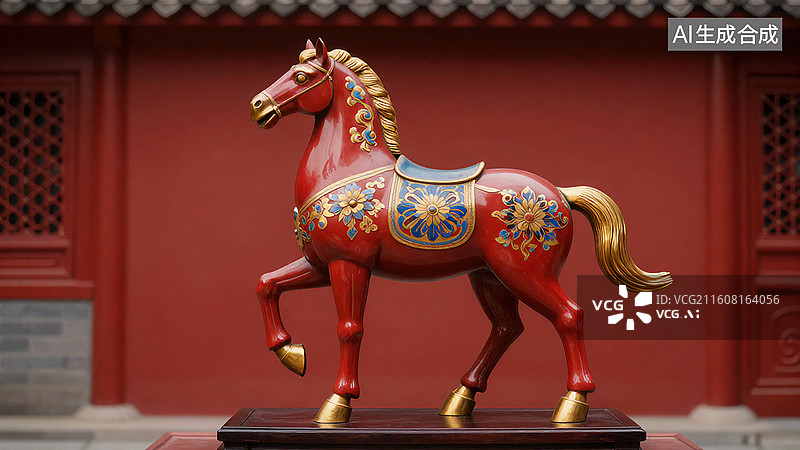【AI数字艺术】中国生肖马年主题图片图片素材