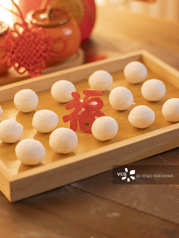 元宵节包元宵煮元宵图片素材